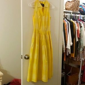 Beautiful yellow gingham dress....